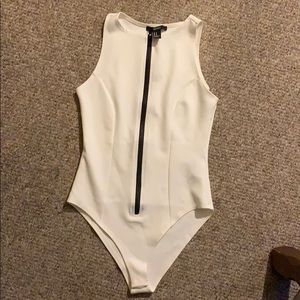 ** SOLD ** White bodysuit NWOT